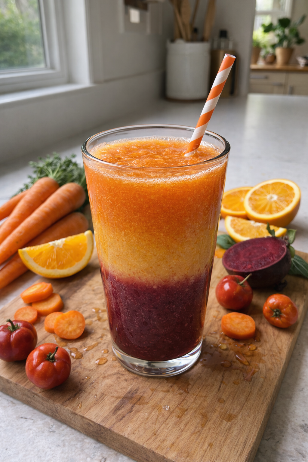 Cenoura, Laranja e Beterraba