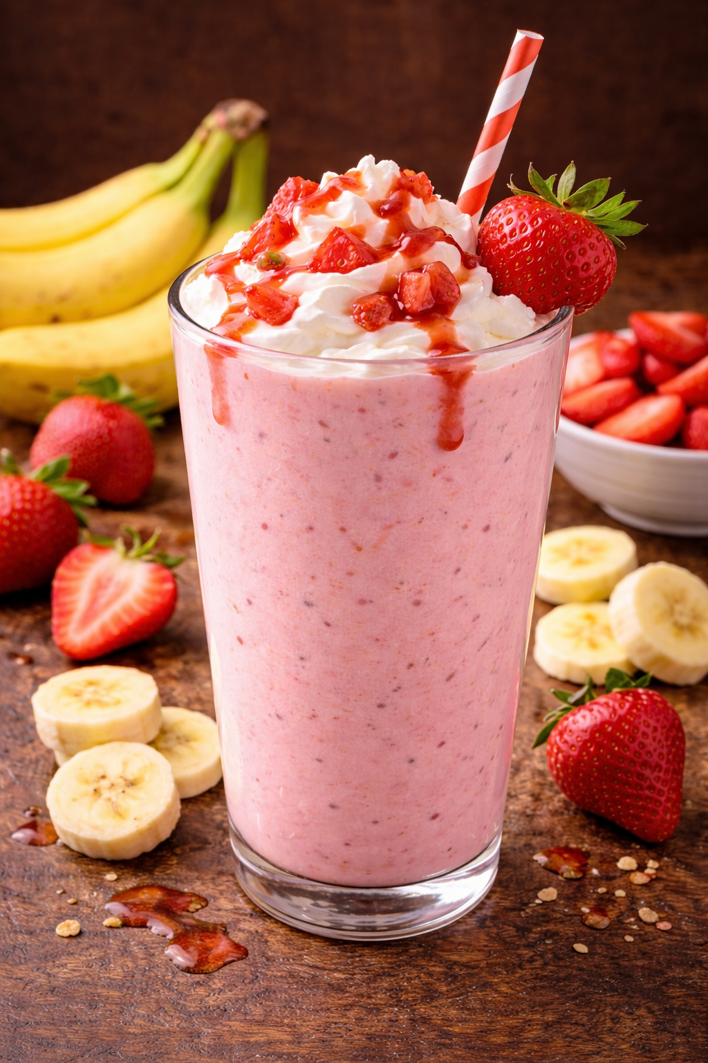 Banana Morango Leite